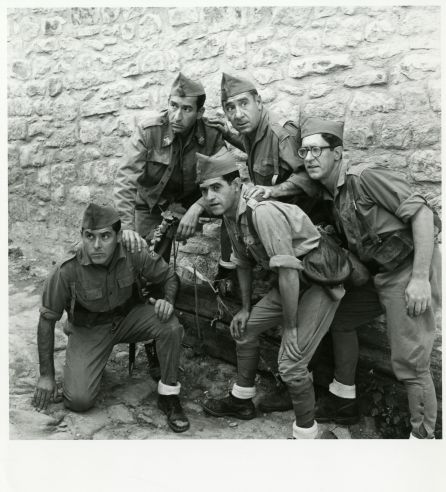 Fotografía del rodaje de La vaquilla, 1985 Fotografía del rodaje de La vaquilla, 1985