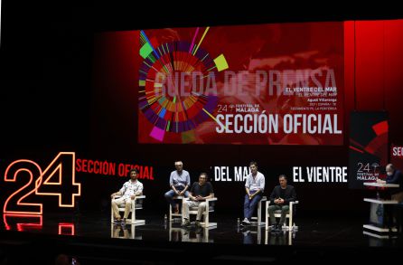 Rueda de prensa de El vientre del mar en el Festival de Málaga Rueda de prensa de El vientre del mar en el Festival de Málaga