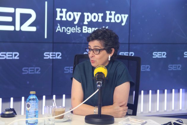 Arancha González Laya, durante la entrevista en 'Hoy por Hoy' Arancha González Laya, durante la entrevista en 'Hoy por Hoy'