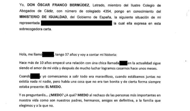Carta al Defensor del Pueblo. Carta al Defensor del Pueblo.