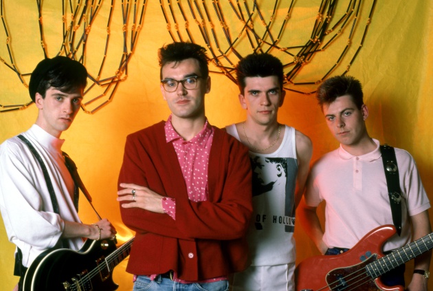 The Smiths antes de su primera actuación en Detroit en 1985 The Smiths antes de su primera actuación en Detroit en 1985