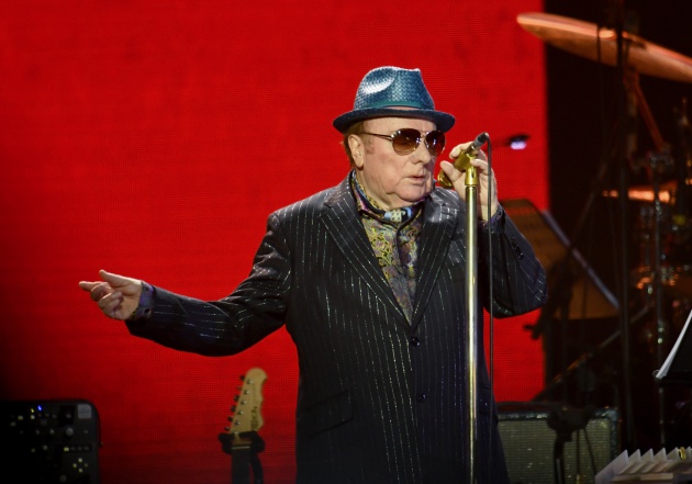 Van Morrison durante un concierto en 2021 Van Morrison durante un concierto en 2021