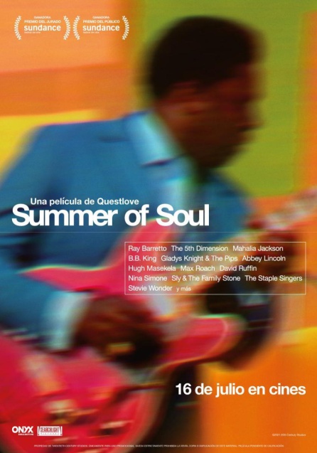 Póster de la edición española de Summer of Soul Póster de la edición española de Summer of Soul