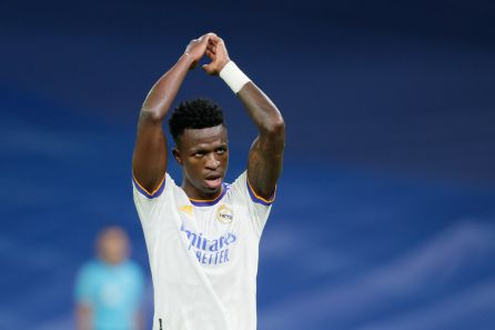 Vinicius durante el Real Madrid - Villarreal Vinicius durante el Real Madrid - Villarreal