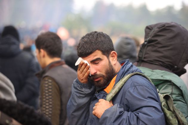 Migrantes en la frontera entre Bielorrusia y Polonia. Migrantes en la frontera entre Bielorrusia y Polonia.