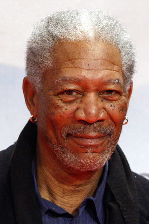 Morgan Freeman en un momento de promoción Morgan Freeman en un momento de promoción