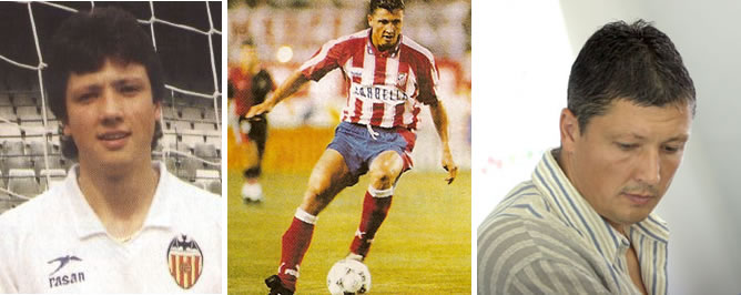 Un joven Lubo Penev a su llegada al Valencia (a la izquierda); en el centro, en su exitosa temporada en el Atlético de Madrid; a la derecha, una imagen actual de Penev, como director deportivo de Bulgaria Un joven Lubo Penev a su llegada al Valencia (a la izquierda); en el centro, en su exitosa temporada en el Atlético de Madrid; a la derecha, una imagen actual de Penev, como director deportivo de Bulgaria