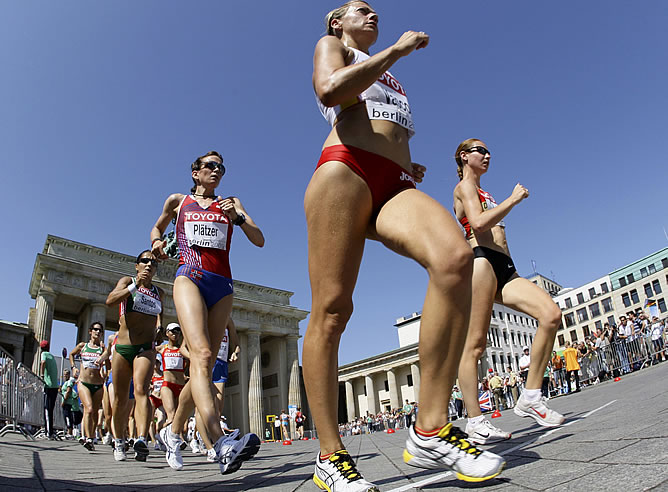 María Vasco, en la prueba de los 20 km. marcha María Vasco, en la prueba de los 20 km. marcha