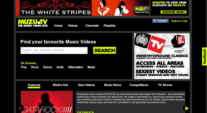 Llega Muzu.tv, el nuevo rival de Youtube y Spotify Llega Muzu.tv, el nuevo rival de Youtube y Spotify