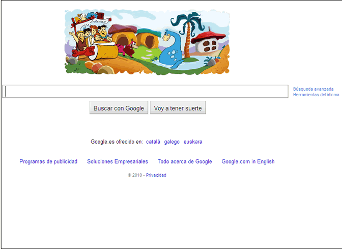 Google grita "¡Yaba Daba Doo!" Google grita "¡Yaba Daba Doo!"