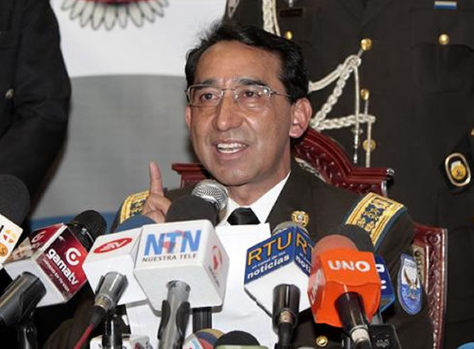 El comandante general de la Policía ecuatoriana, Freddy Martínez / EFE El comandante general de la Policía ecuatoriana, Freddy Martínez / EFE