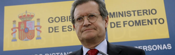 Juan Ignacio Lema, presidente de AENA, durante una comparecencia en el Ministerio de Fomento Juan Ignacio Lema, presidente de AENA, durante una comparecencia en el Ministerio de Fomento