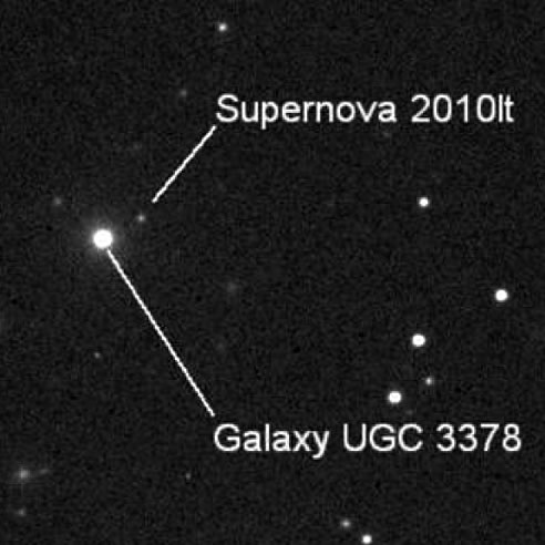 Una niña de diez años descubre una supernova Una niña de diez años descubre una supernova
