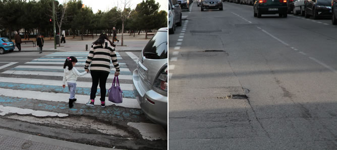 Los vecinos de un barrio de Madrid votan en Internet su "bache favorito" Los vecinos de un barrio de Madrid votan en Internet su "bache favorito"