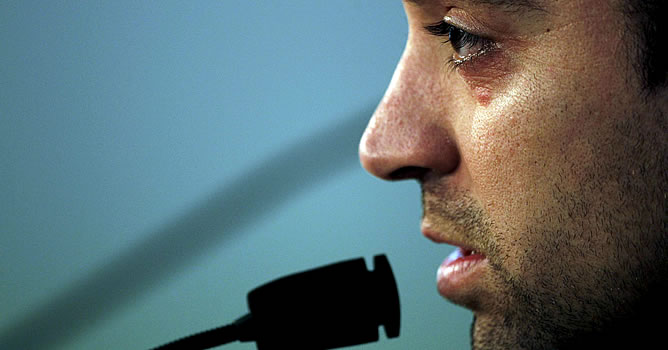 Xavi comparece en rueda de prensa Xavi comparece en rueda de prensa