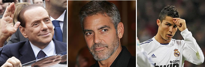 La defensa de Berlusconi propone a George Clooney y Cristiano Ronaldo como testigos La defensa de Berlusconi propone a George Clooney y Cristiano Ronaldo como testigos