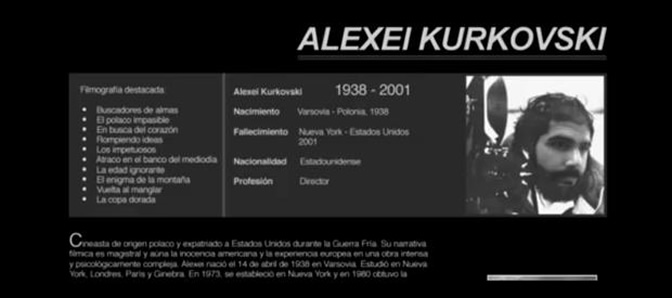 El anuncio donde se cita a Alexei Kurkovski El anuncio donde se cita a Alexei Kurkovski