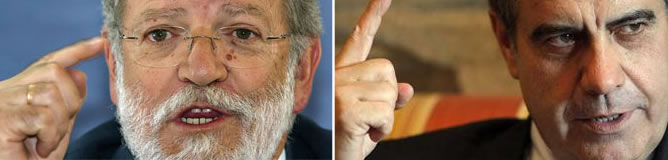 Celestino Corbacho y Juan Carlos Rodríguez Ibarra reflexionan sobre el futuro del PSOE Celestino Corbacho y Juan Carlos Rodríguez Ibarra reflexionan sobre el futuro del PSOE