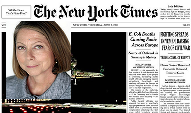 Jill Abramson ha comparado ser nombrada directora de 'The New York Times' con "ascender al Valhalla" Jill Abramson ha comparado ser nombrada directora de 'The New York Times' con "ascender al Valhalla"
