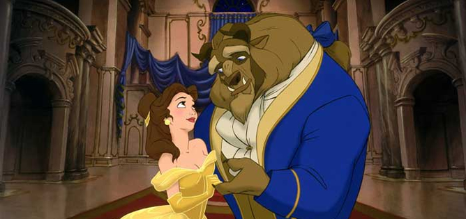 Fotograma de la película de Disney 'La bella y la bestia' Fotograma de la película de Disney 'La bella y la bestia'