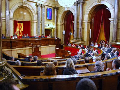 Imatge de l'hemicicle del Parlament de Catalunya Imatge de l'hemicicle del Parlament de Catalunya