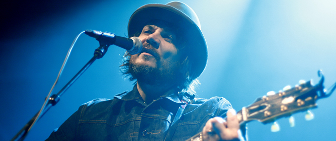 Jeff Tweedy durante su concierto en Madrid Jeff Tweedy durante su concierto en Madrid