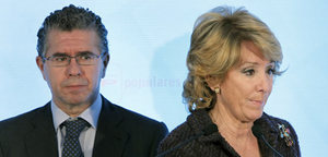 Francisco Granados junto a la presidenta de la Comunidad de Madrid, Esperanza Aguirre, en una foto de archivo Francisco Granados junto a la presidenta de la Comunidad de Madrid, Esperanza Aguirre, en una foto de archivo