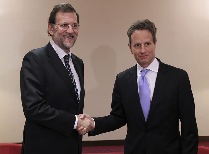 El Gobierno de EEUU avala los planes de Rajoy para afrontar la crisis El Gobierno de EEUU avala los planes de Rajoy para afrontar la crisis