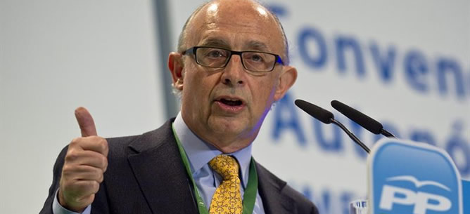 Montoro, en la inauguración de la convención regional del PP que se celebra en Málaga hasta el domingo Montoro, en la inauguración de la convención regional del PP que se celebra en Málaga hasta el domingo