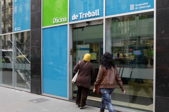 Una oficina de treball de la Generalitat Una oficina de treball de la Generalitat