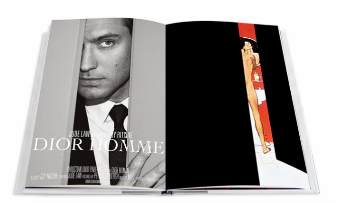 Jude Law en el interior del nuevo libro de Dior Jude Law en el interior del nuevo libro de Dior