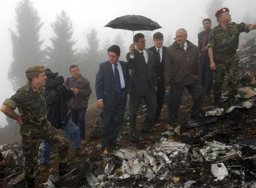 Imagen de archivo del accidente aéreo del Yakolev 42 que se produjo el 26 de mayo de 2003 en Turquía y en el que 62 militares españoles murieron Imagen de archivo del accidente aéreo del Yakolev 42 que se produjo el 26 de mayo de 2003 en Turquía y en el que 62 militares españoles murieron