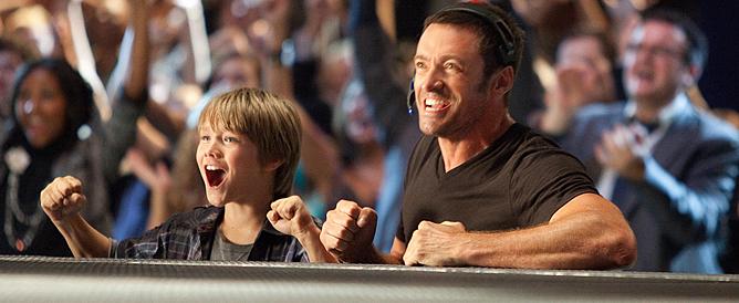 Hugh Jackman en la película 'Acero puro' Hugh Jackman en la película 'Acero puro'