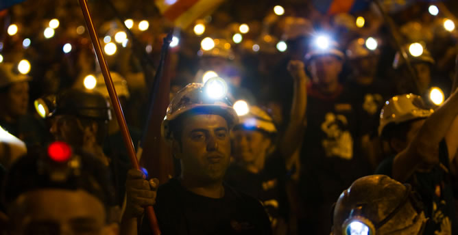 La 'Marcha Negra' desembarca en Madrid después de 19 días de camino La 'Marcha Negra' desembarca en Madrid después de 19 días de camino