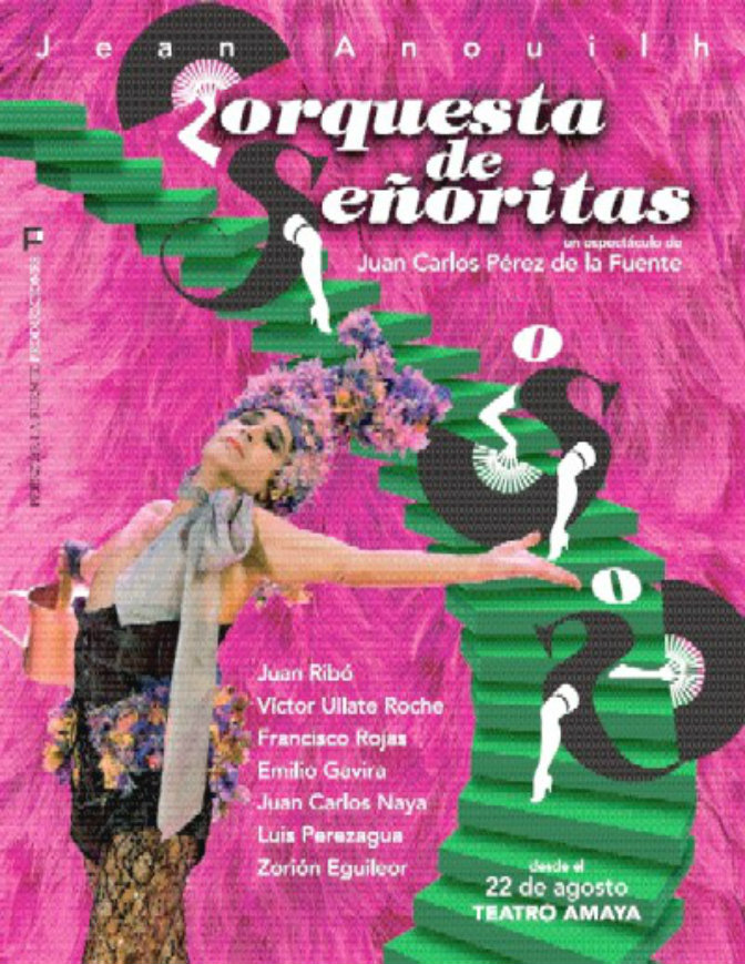 Cartel promocional de la obra 'Orquesta de señoritas' Cartel promocional de la obra 'Orquesta de señoritas'