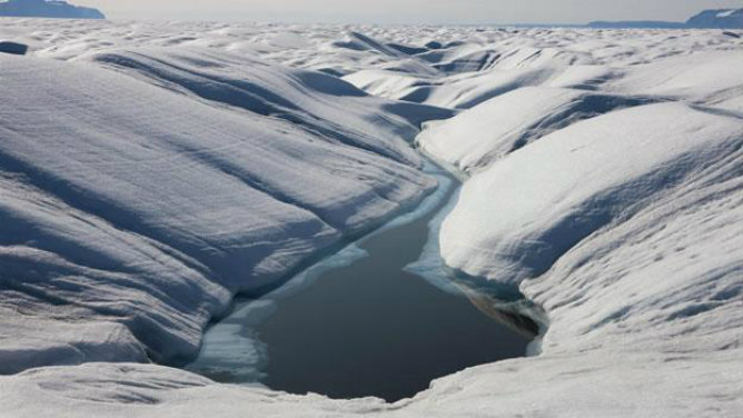 El deshielo acumulado en Groenlandia hasta la primera semana del mes de agosto supera ya la fusión total del año 2010 El deshielo acumulado en Groenlandia hasta la primera semana del mes de agosto supera ya la fusión total del año 2010