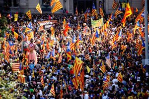 Un milió i mig de persones ocupen Barcelona Un milió i mig de persones ocupen Barcelona