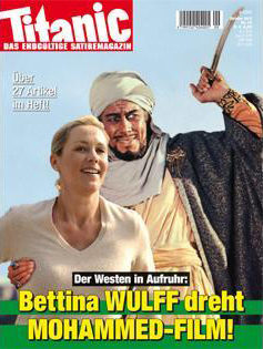 Portada de octubre de la revista satírica, Titanic Portada de octubre de la revista satírica, Titanic