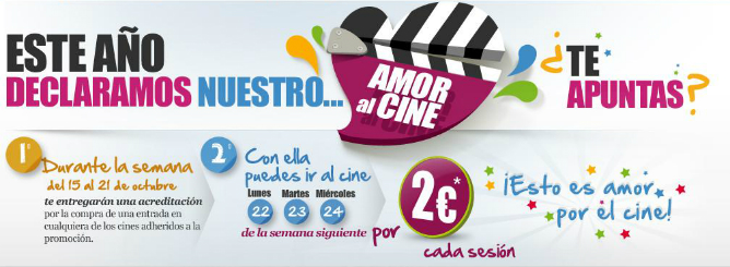 Cartel de la Fiesta del Cine Cartel de la Fiesta del Cine