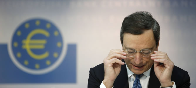 El presidente del Banco Central Europeo (BCE) comparece en Frankfurt El presidente del Banco Central Europeo (BCE) comparece en Frankfurt