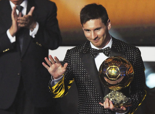 FOTOGALERIA: Messi, Balón de Oro 2012 FOTOGALERIA: Messi, Balón de Oro 2012