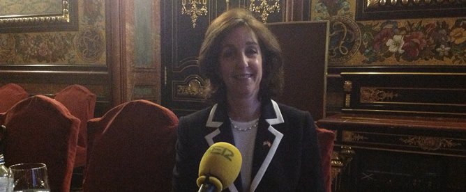 La Secretaria Adjunta para Latinoamérica del Gobierno de Obama, Roberta Jacobson, durante la entrevista La Secretaria Adjunta para Latinoamérica del Gobierno de Obama, Roberta Jacobson, durante la entrevista