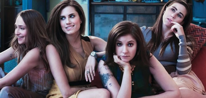 Las protagonistas de la serie 'Girls' Las protagonistas de la serie 'Girls'