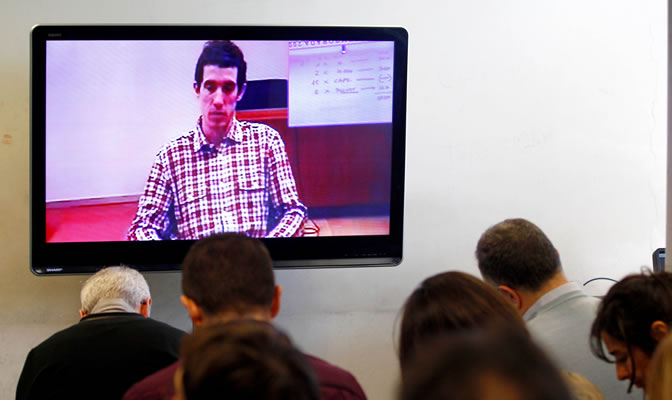 Varios periodistas siguen la declaración de Isidro Nozal Varios periodistas siguen la declaración de Isidro Nozal