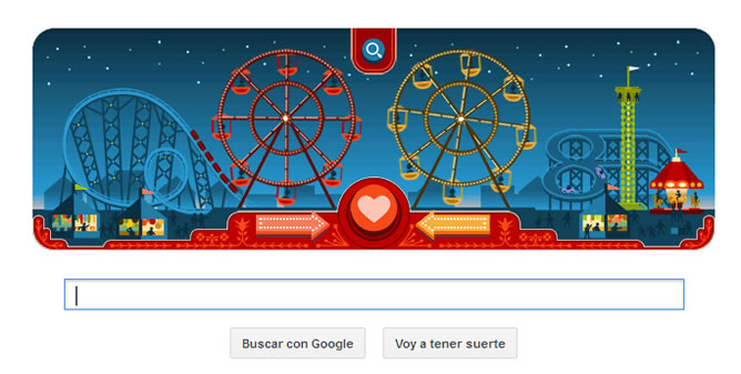 George Ferris, doodle de Google en San Valentín George Ferris, doodle de Google en San Valentín