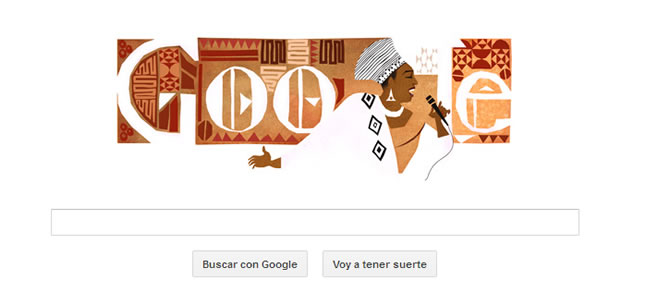 La legendaria cantante y activista Miriam Mabeka protagoniza el doodle de Google en el 81 aniversario de su nacimiento La legendaria cantante y activista Miriam Mabeka protagoniza el doodle de Google en el 81 aniversario de su nacimiento