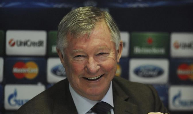 Ferguson comparece ante los medios un día antes de enfrentarse al Real Madrid Ferguson comparece ante los medios un día antes de enfrentarse al Real Madrid