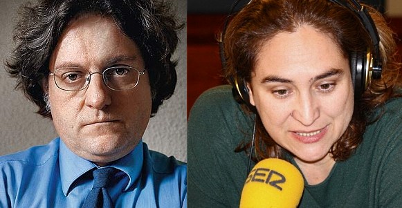 El jutge José María Fernández Seijo i la portaveu de la PAH, Ada Colau El jutge José María Fernández Seijo i la portaveu de la PAH, Ada Colau
