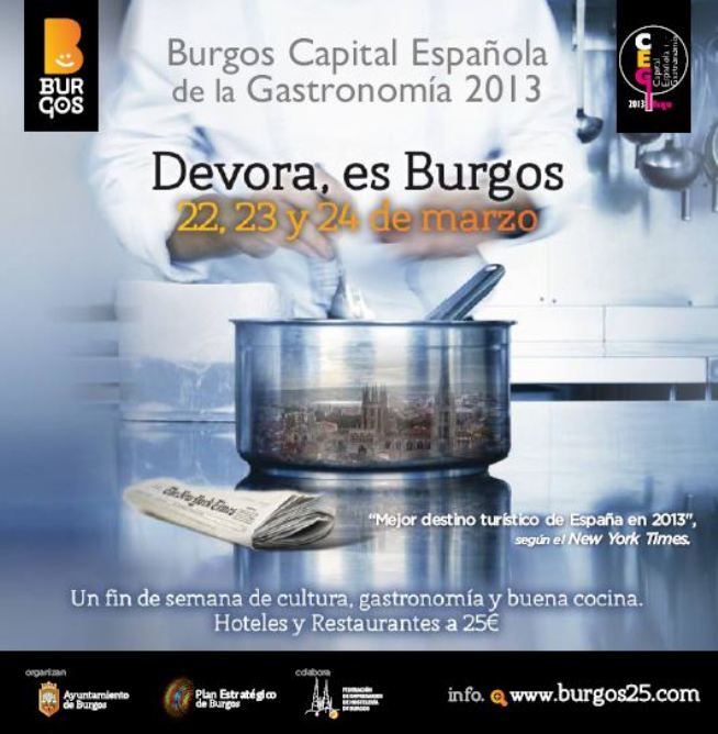 Cartel de la II edición de 'Devora, es Burgos'. Cartel de la II edición de 'Devora, es Burgos'.