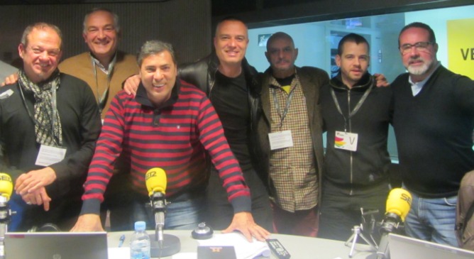 Jorge Trifón, José Luis Pereira y Miguel Ángel Almodóvar junto a David Muñoz Jorge Trifón, José Luis Pereira y Miguel Ángel Almodóvar junto a David Muñoz